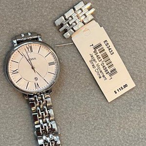 Fossil 34mm Stainless Steel Watch